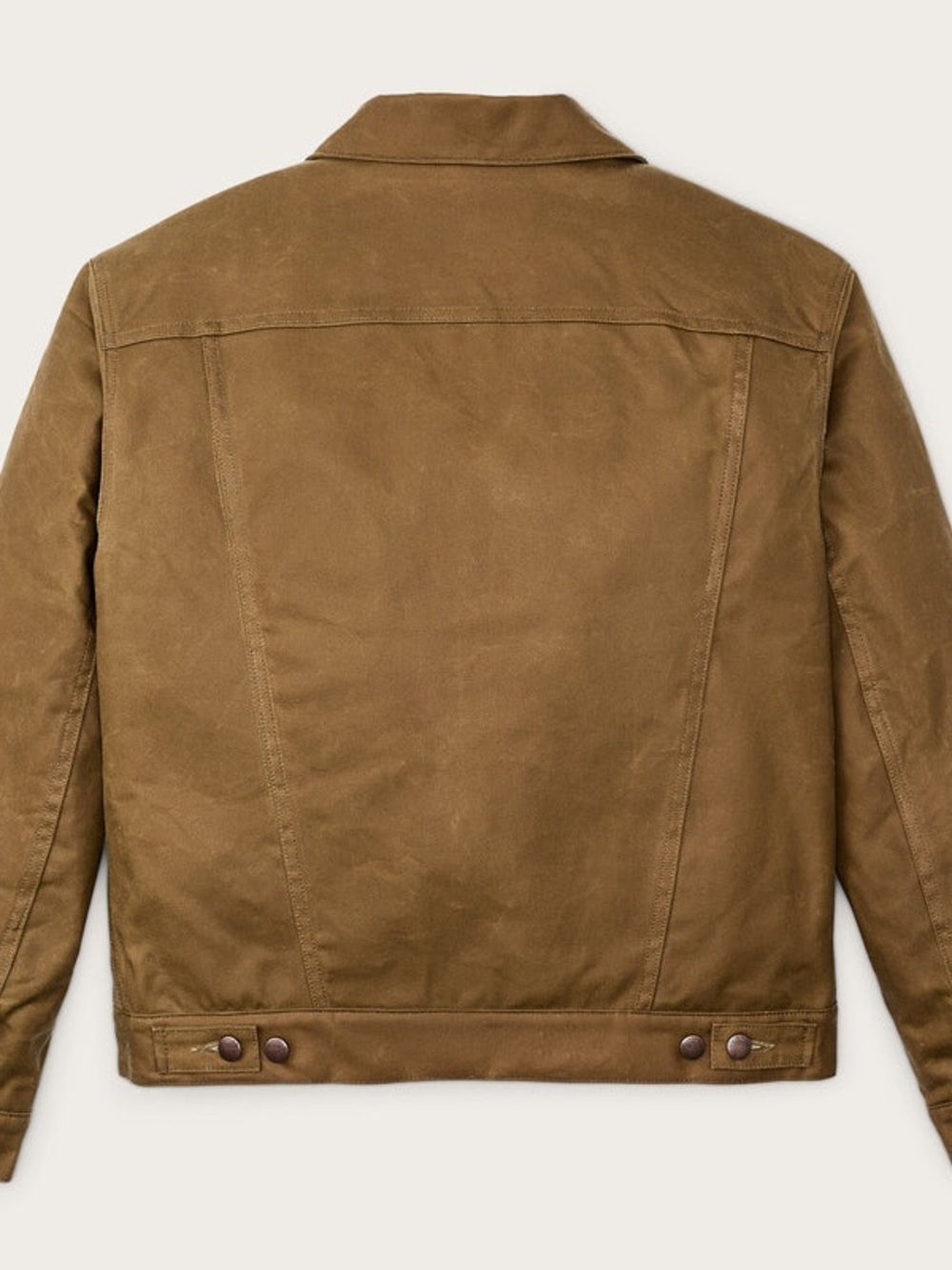 Wrangler Tan Jacket with Red & Black Plaid Lining - Picture 2 of 11